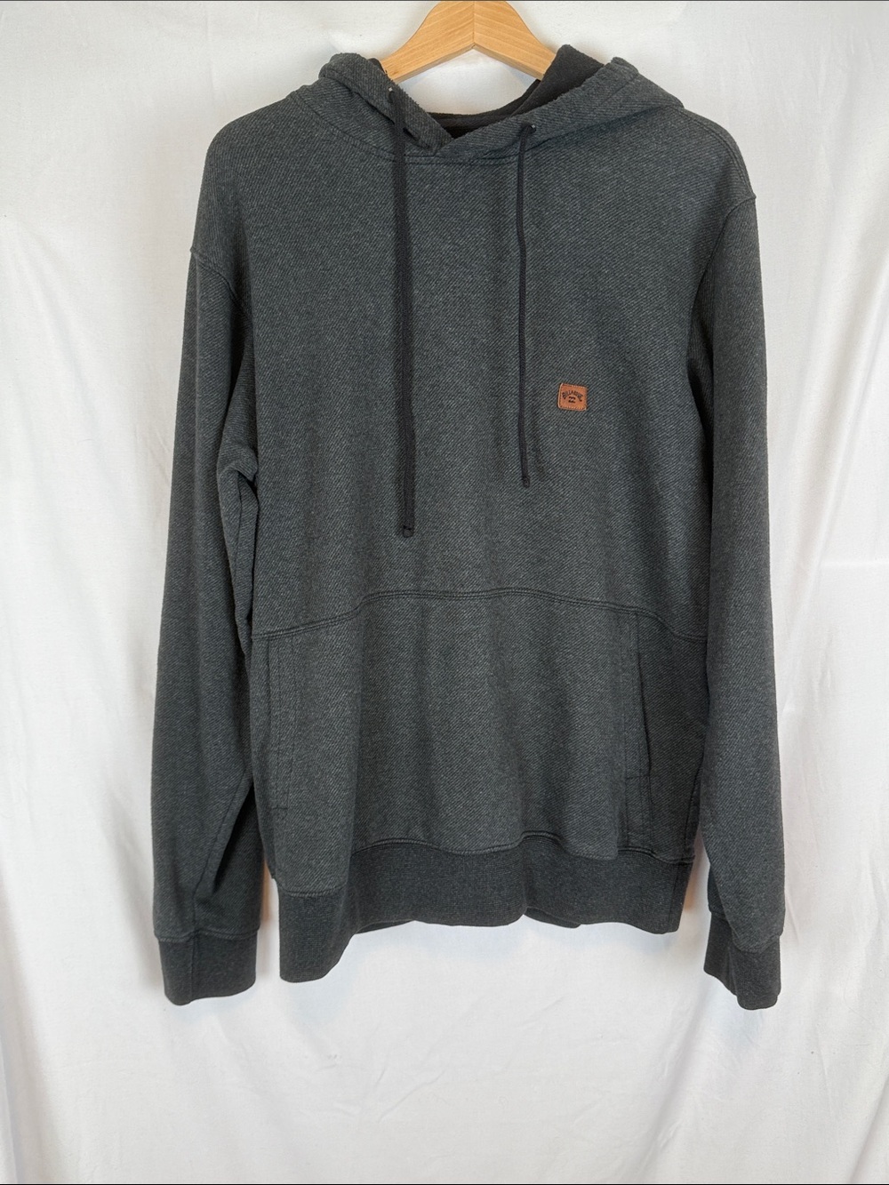 Men's Billabong Hudson Pullover Hoodie Dark Gray Size XL Surfer Style